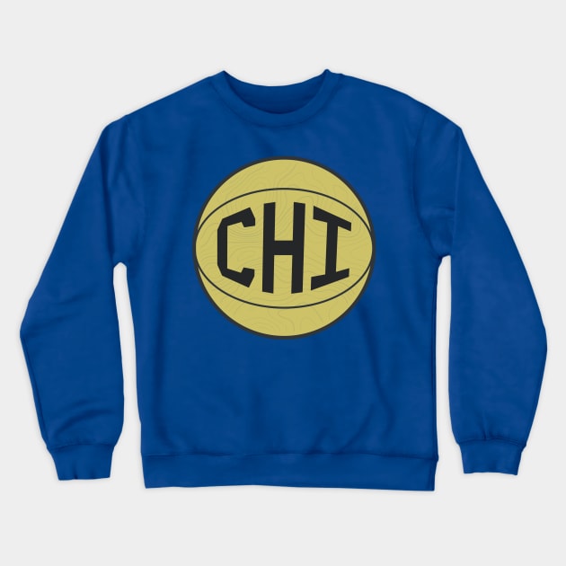 Chicago Sky Basketball Vintage Retro Crewneck Sweatshirt by Melisachic